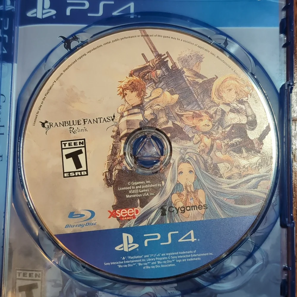 Granblue Fantasy Relink Sony Playstation 4 PS4 Video Game CIB